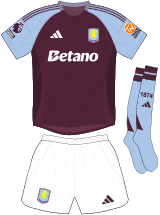 Aston Villa FC Maillot Domicile