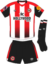 Brentford FC Maillot Domicile