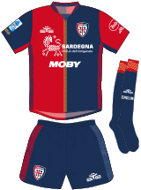 Cagliari Calcio Maillot Domicile