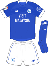 Cardiff City FC Maillot Domicile