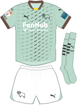 Derby County Maillot Extérieur