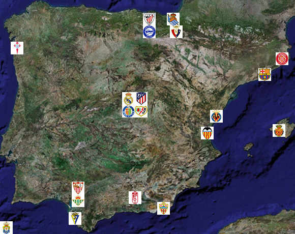 Liga Carte d'Espagne des clubs 2021/2022