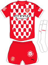 Gérone FC Maillot Domicile