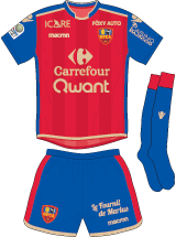 GFC Ajaccio Maillot Domicile