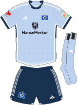 Hambourg SV Maillot Extérieur