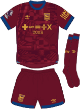 Ipswich Town FC Maillot Extérieur