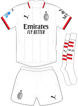 Milan AC Maillot Extérieur