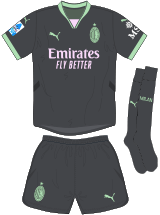 Milan AC Maillot Third