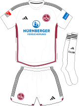 FC Nuremberg Maillot Extérieur