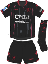 US Salernitana Maillot Third