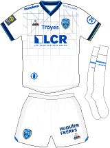 ES Troyes AC Maillot Extérieur