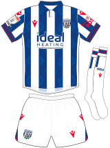 West Bromwich Albion Maillot Domicile