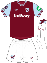 West Ham United Maillot Domicile