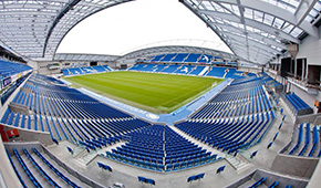 American Express Community Stadium vu des tribunes