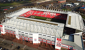 Bet365 Stadium vu du ciel