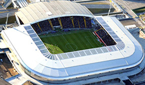 Bluenergy Stadium vu du ciel