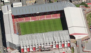 Bramall Lane Stadium vu du ciel