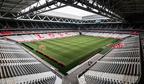 Decathlon Arena Stade Pierre Mauroy vu des tribunes