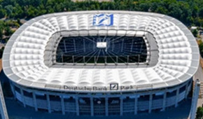 Deutsche Bank Park (Waldstadion) vu du ciel