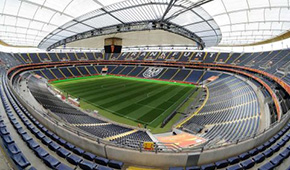 Deutsche Bank Park (Waldstadion) vu des tribunes