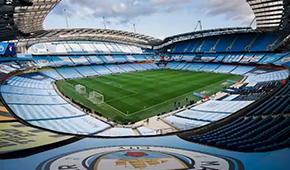 Etihad Stadium vu des tribunes