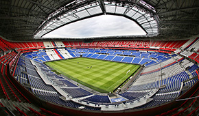 Groupama Stadium vu des tribunes