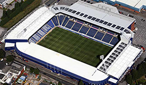 Hawthorns Stadium vu du ciel