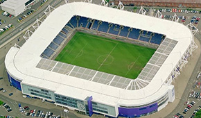 King Power Stadium vu du ciel