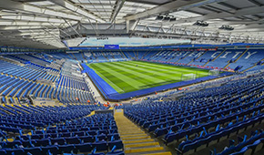 King Power Stadium vu des tribunes