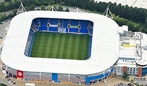 Madejski Stadium vu du ciel