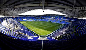 Madejski Stadium vu des tribunes