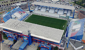 Mapei Stadium Città del Tricolore vu du ciel