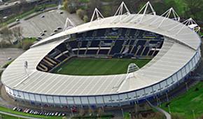 MKM Stadium vu du ciel