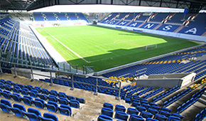 Ostseestadion vu des tribunes