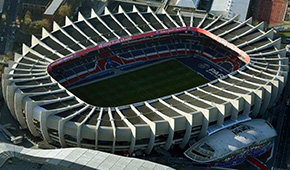 Parc des Princes vu du ciel