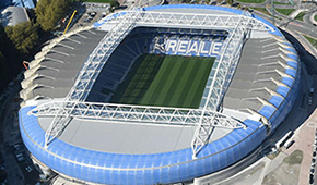 Reale Arena vu du ciel