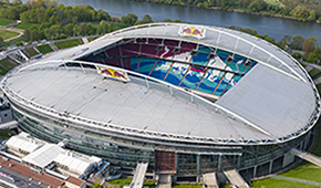 Red Bull Arena vu du ciel