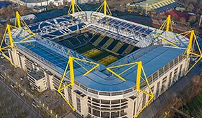 Signal Iduna Park (Westfalenstadion) vu du ciel