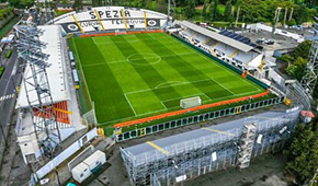 Stade Alberto Picco vu du ciel