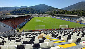 Stade Alberto Picco vu des tribunes