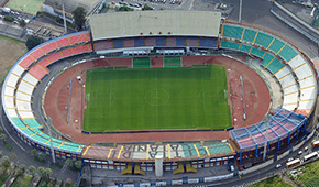 Stade Angelo Massimino vu du ciel