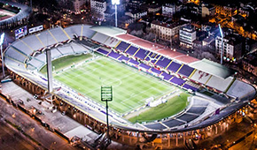 Stade Artemio Franchi (Florence) vu du ciel