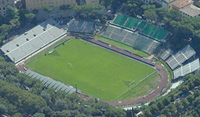 Stade Artemio Franchi (Sienne) vu du ciel