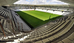 Stade Auguste Delaune vu des tribunes