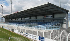 Stade Camille Lebon vu des tribunes