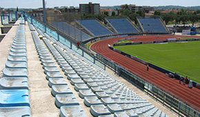 Stade Carlo Castellani vu des tribunes