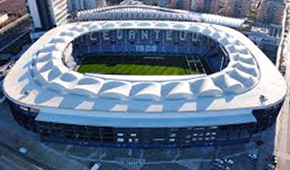 Stade Ciudad de Valence vu du ciel