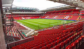 Stade d'Anfield vu des tribunes