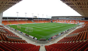 Stade de Bloomfield Road vu des tribunes