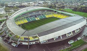 Stade de la Beaujoire vu du ciel